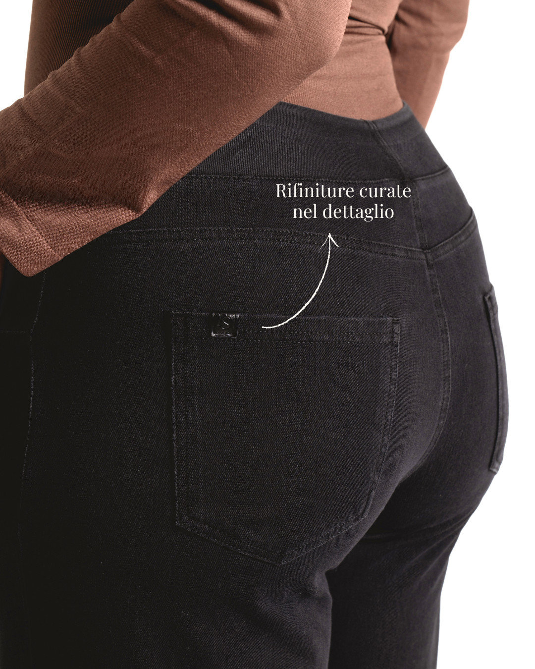 JEANS MODELLANTE GRIGIO