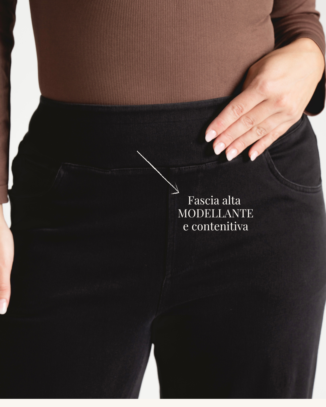 Jeans Modellante Nero