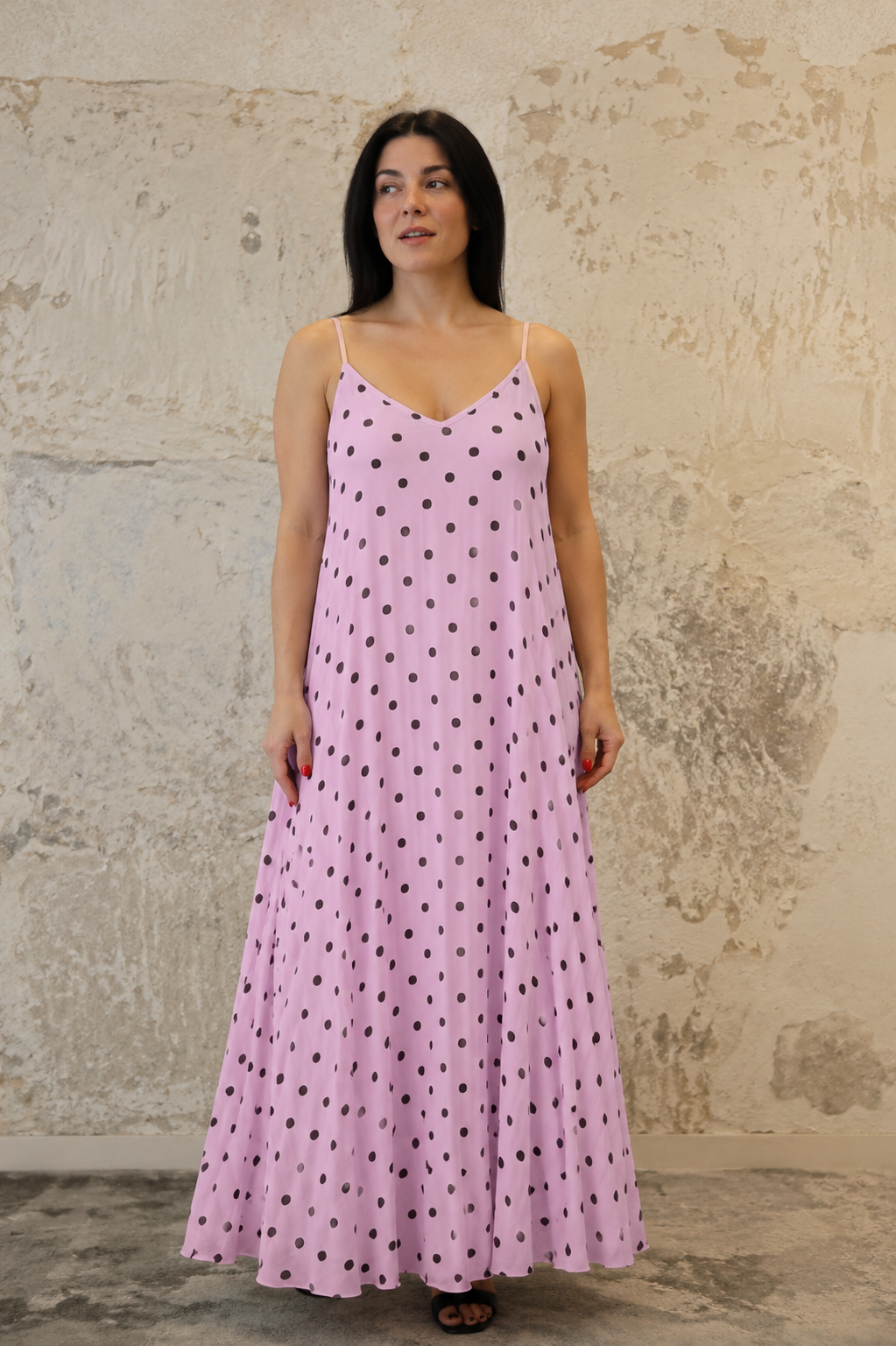 Abito Pois - Con Lino