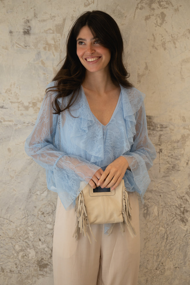 Camicia Leggera in Pizzo