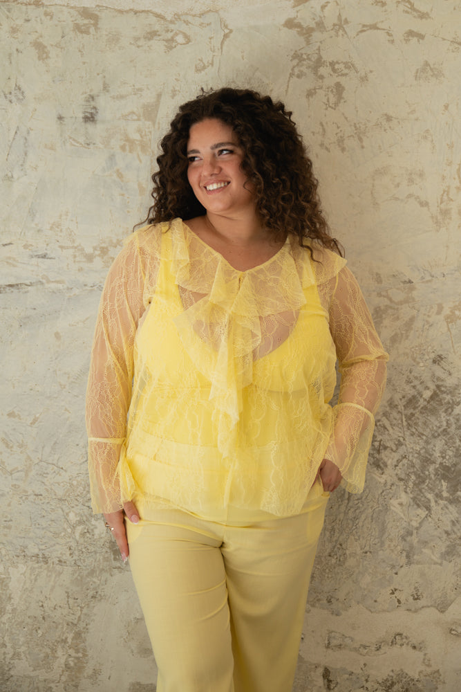 Camicia Leggera in Pizzo