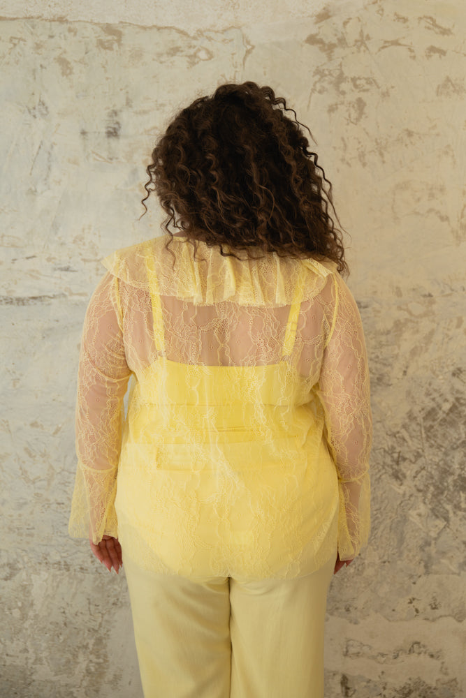 Camicia Leggera in Pizzo
